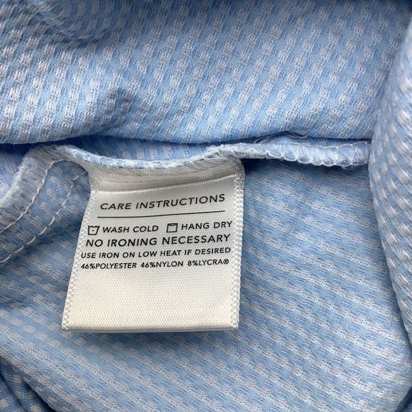 Mizzen + Main Spinnaker Collection Trim Fit Long Sleeve Button Up‎ Shirt Size XL - Picture 5 of 6